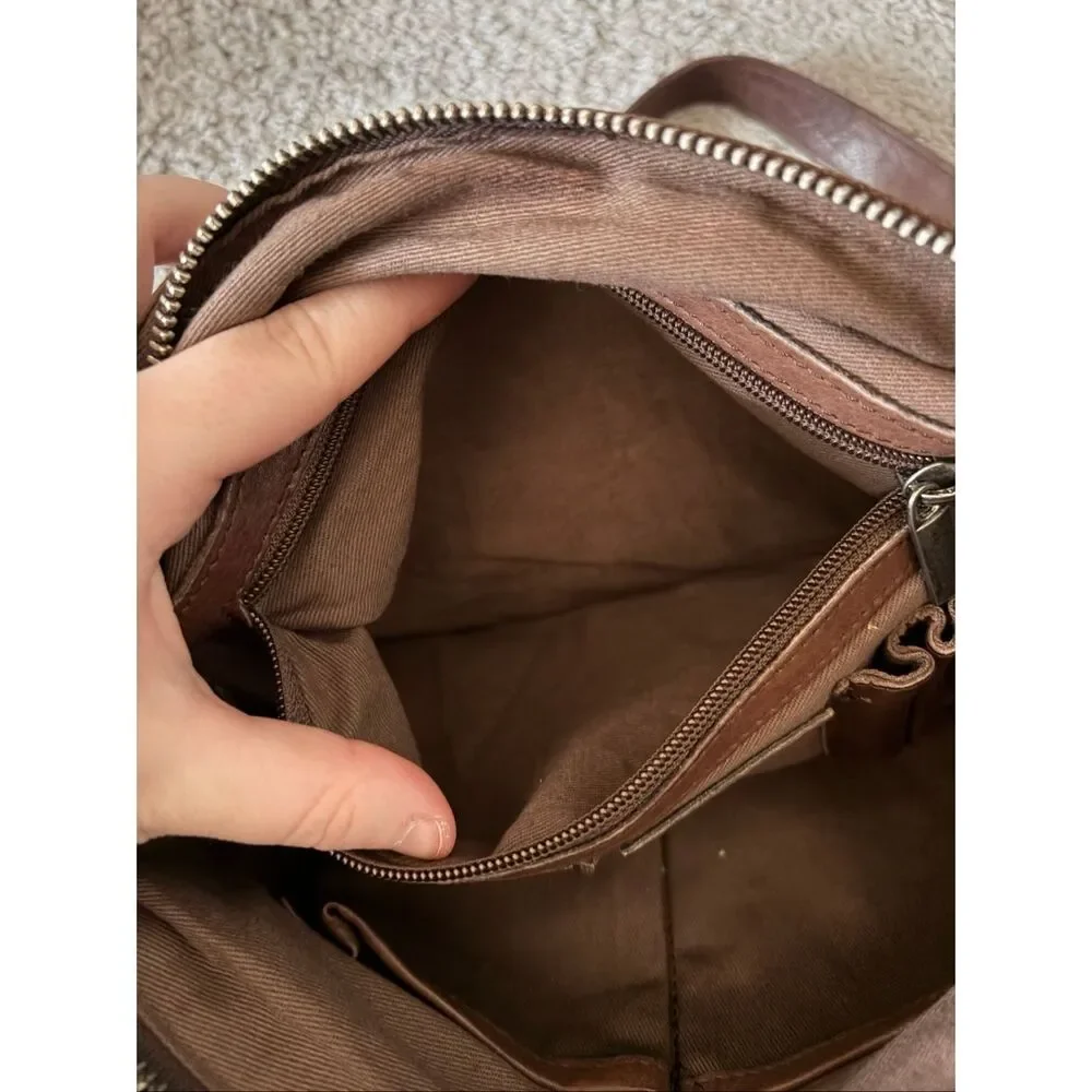 Latico Brown Leather Crossbody Bag - Picture 6 of 11